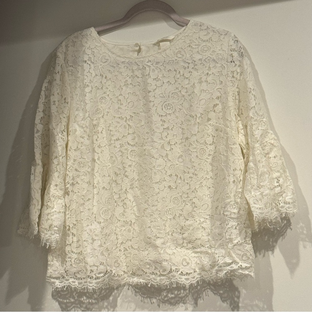 H&M Lace Blouse - Cream